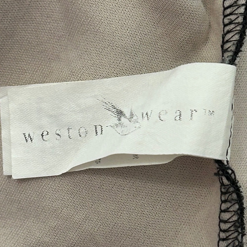 Weston Wear Black‎ White Polka Dot Peplum Top Sleeveless Women's Size M - Picture 4 of 11